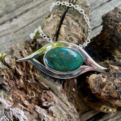 azurite-malachite-eye-pendant-silver-sandrakernsjewellery