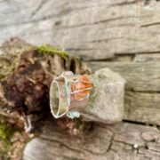 citrine-aquamarine-raw-silver-ring-orange-sandrakernsjewellery.