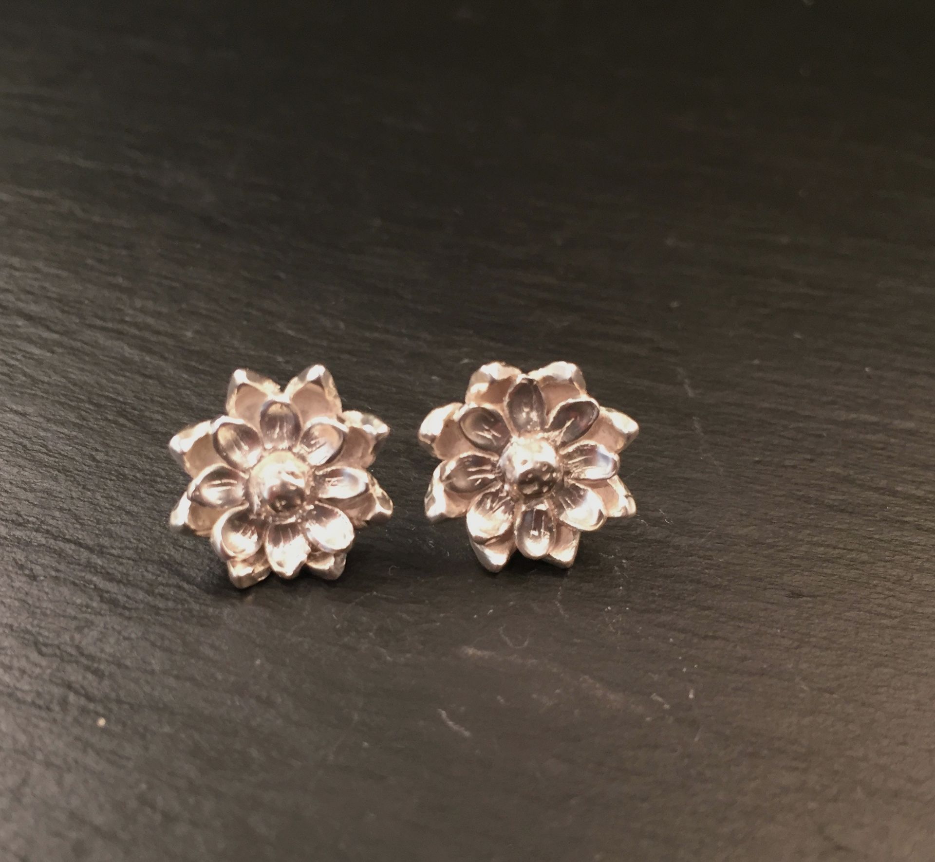 Dahlia earrings - Sandra Kerns Jewellery