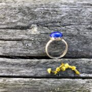 lapis lazuli-hammered-ring-side-sandrakernsjewellery