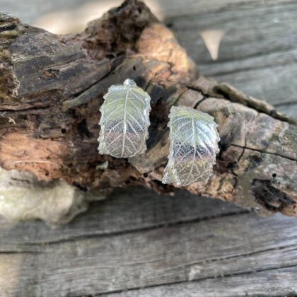 leaf-earrings-hoop-silver-sandrakernsjewellery