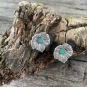 opal-earrings-australian-leaf-vine leaf-blue-sandrakernsjewellery