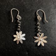 silver-daisy-earrings-spiral-back-sandrakernsjewellery
