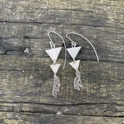 triangle-drop-earrings-sterling silver-drop-front-sandrakernsjewellery